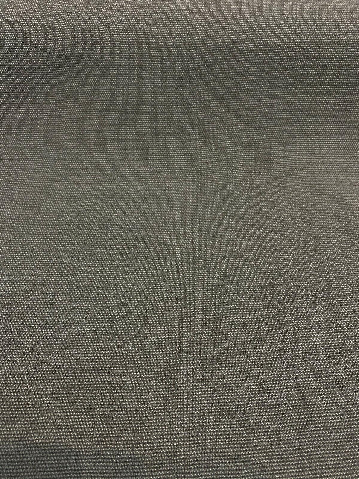 Ventanas Olive 100% Belgian Linen Fabric - Heavy Weight Upholstery Drapery, Olive Green Tone, 56" Width (1 Yard)