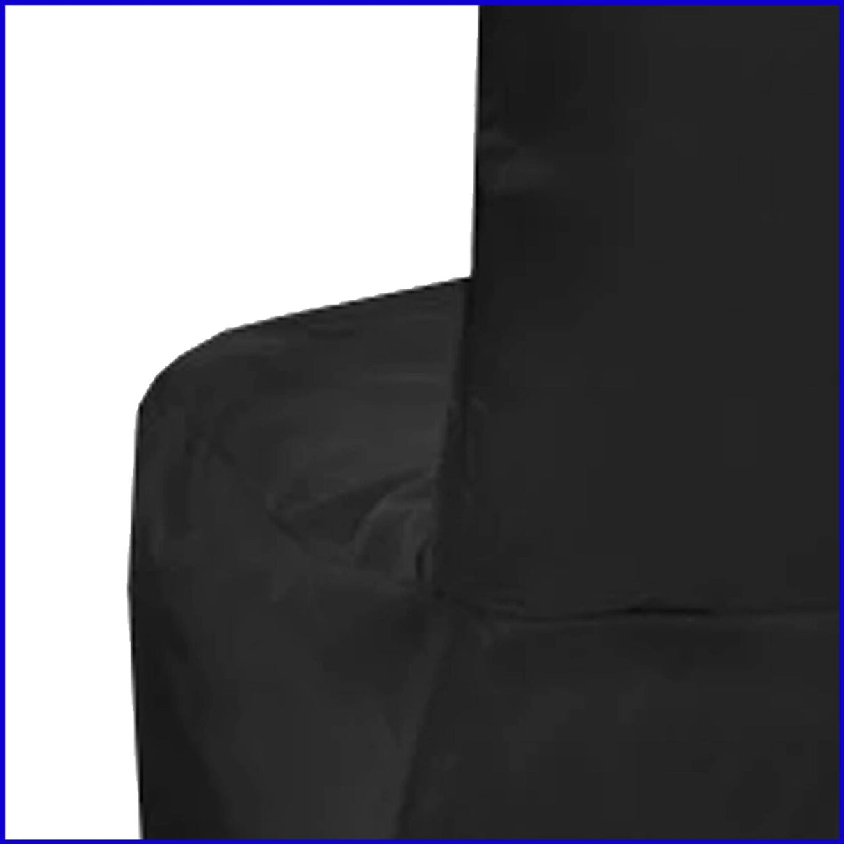 1 Piece Black Lamour Satin Banquet Chair Cover, Elegant Event Chair Slipcover