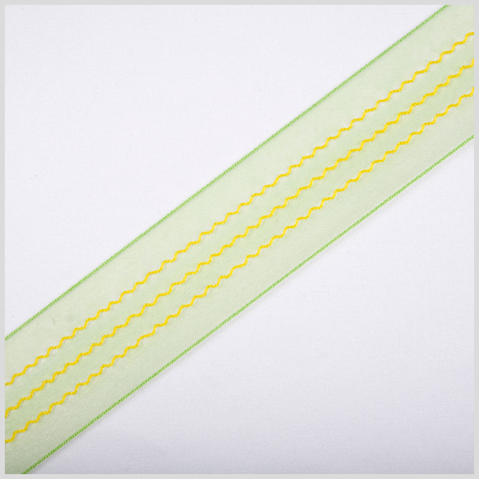 Lime Green Sheer Ribbon