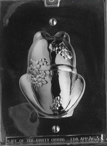 3D Frog Chocolate Mold - Back