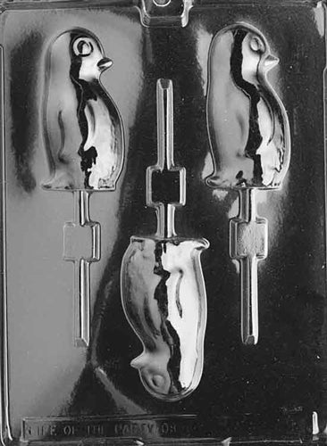 Penguin Lolly Chocolate Mold