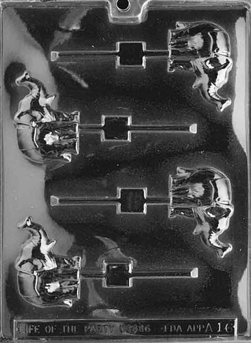 Elephant Lolly Chocolate Mold - LPA016