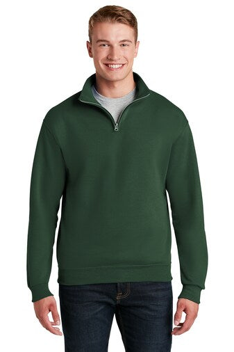 Jerzees® NuBlend 1/4-Zip Cadet Long Sleeve Collar Sweatshirt