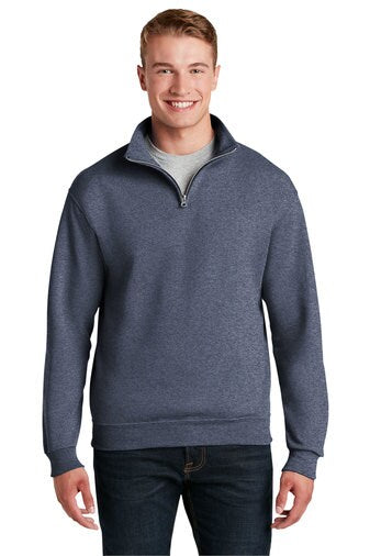Jerzees® NuBlend 1/4-Zip Cadet Long Sleeve Collar Sweatshirt