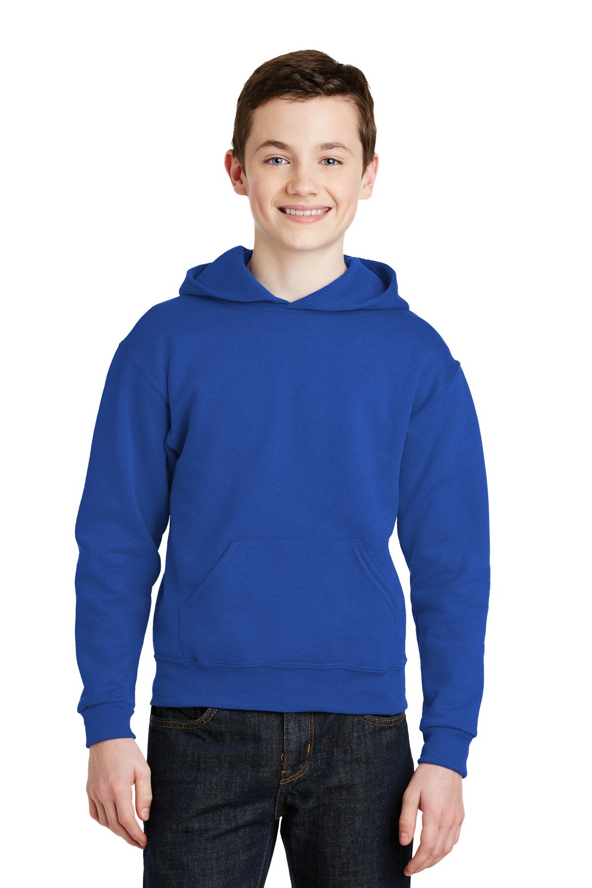 JERZEES® NuBlend Youth Hooded Long Sleeve Sweatshirt