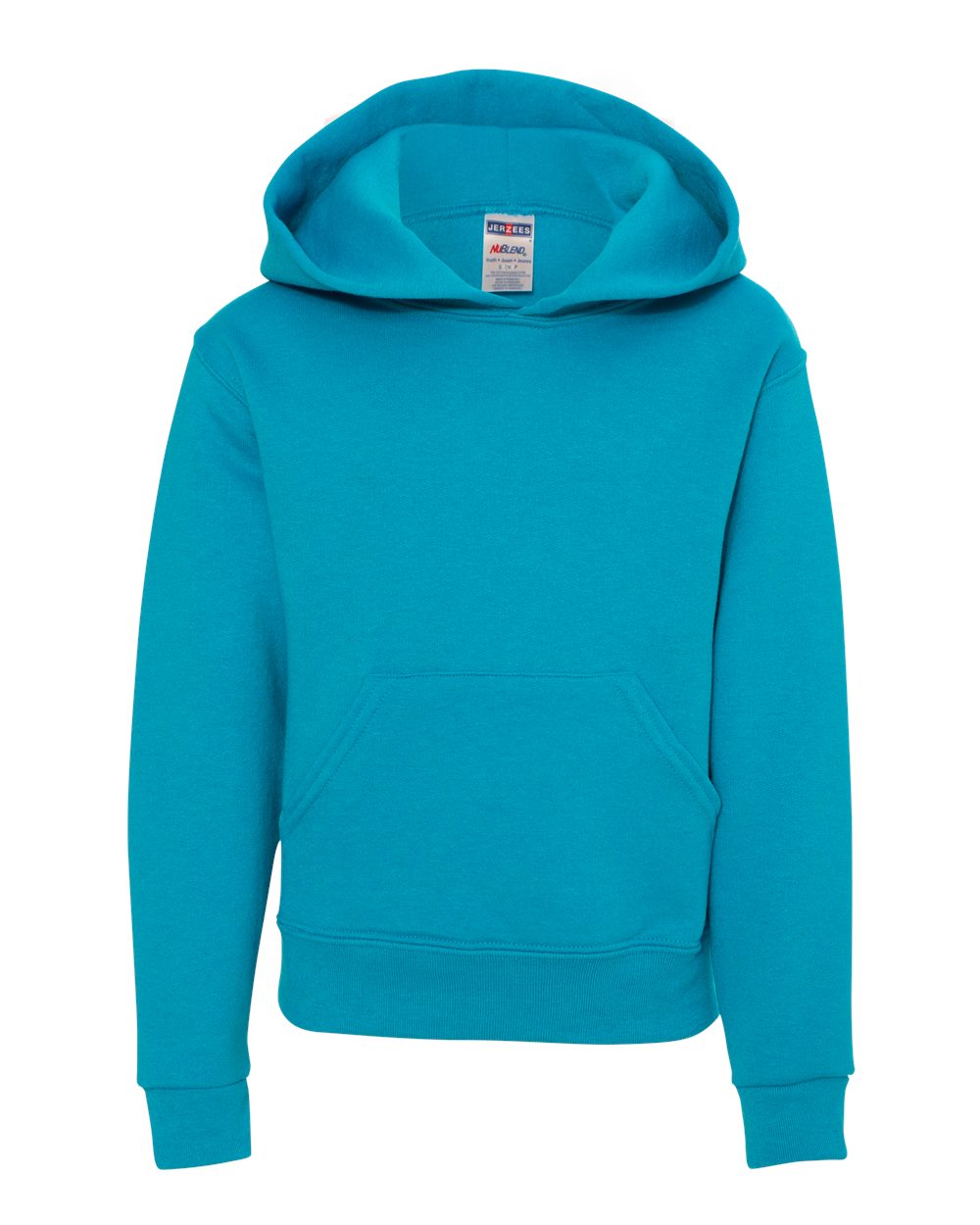 JERZEES® Hooded Turtle Neck Long Sleeve Sweatshirt For Youth