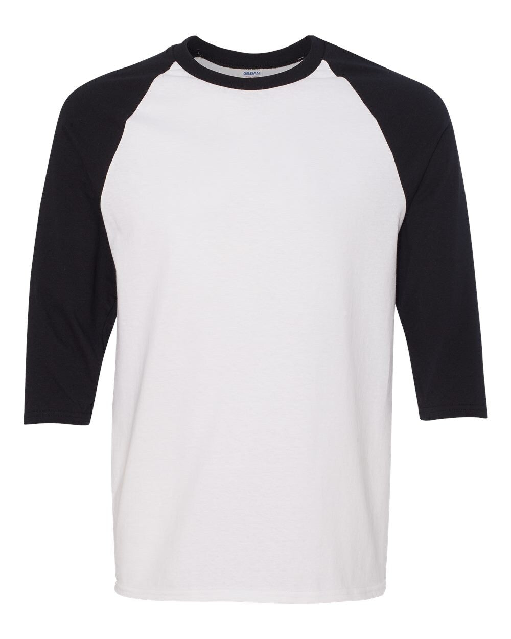 Gildan® Heavy Cotton Raglan Crewneck Three-Quarter Sleeve T-Shirt