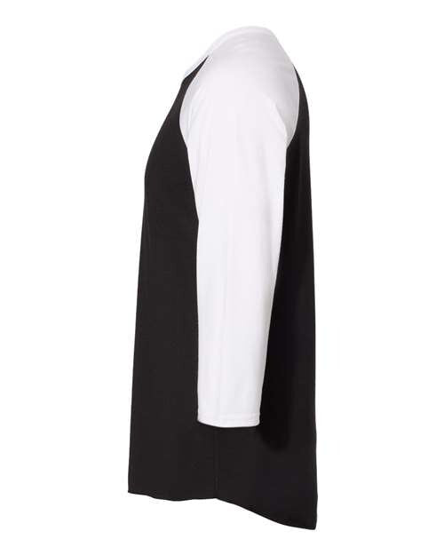 JERZEES® Three Quarter Sleeve Raglan Crewneck Baseball T-Shirt