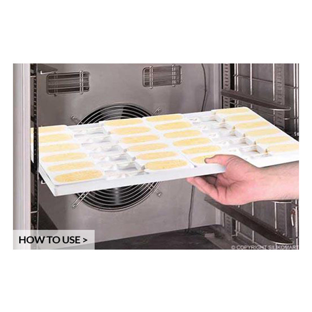 Silikomart Mini Classic Easy Cream Silicone Mold, Set of 2