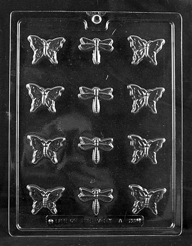Butterfly & Dragonfly Chocolate Mold - LPA128