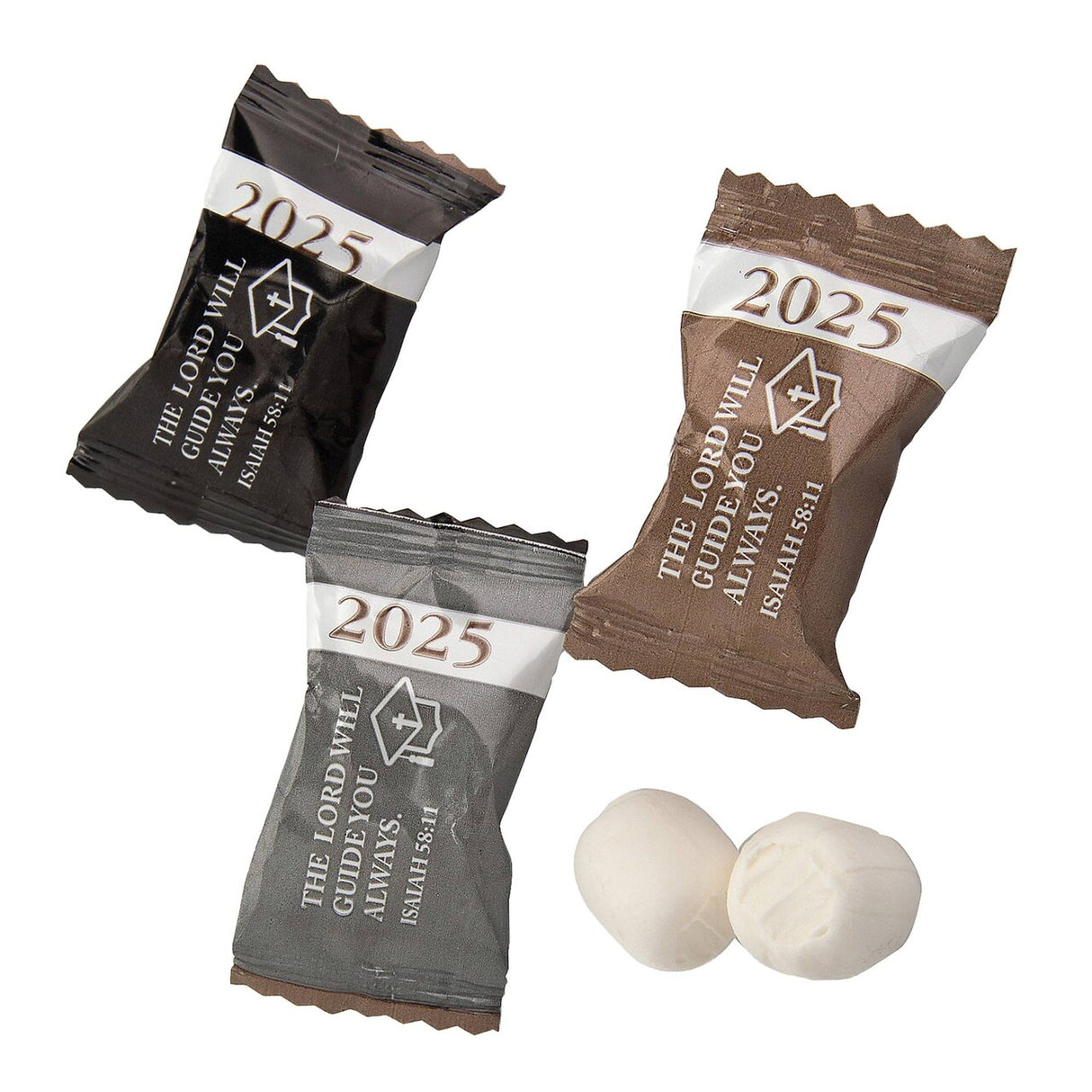 14 oz. Religious Class of 2025 Graduation Party Classic Buttermints - 108 Pc.