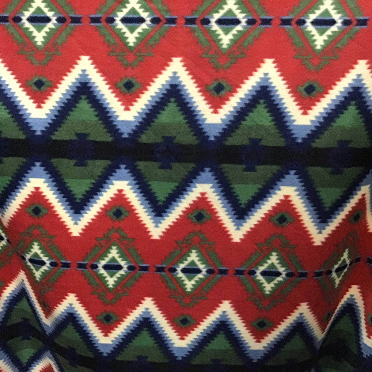 Indian Native American African 6 Print Anti Pill Fleece Fabric,