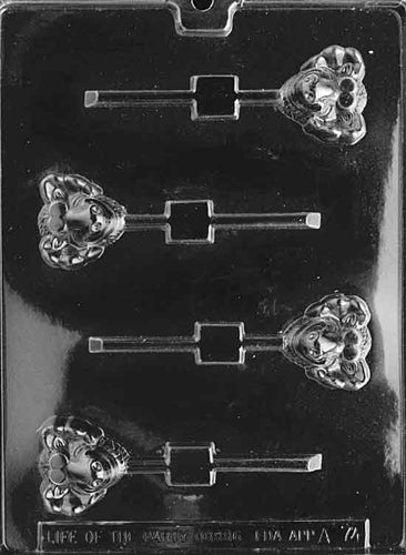 Moose Lollipop Chocolate Mold