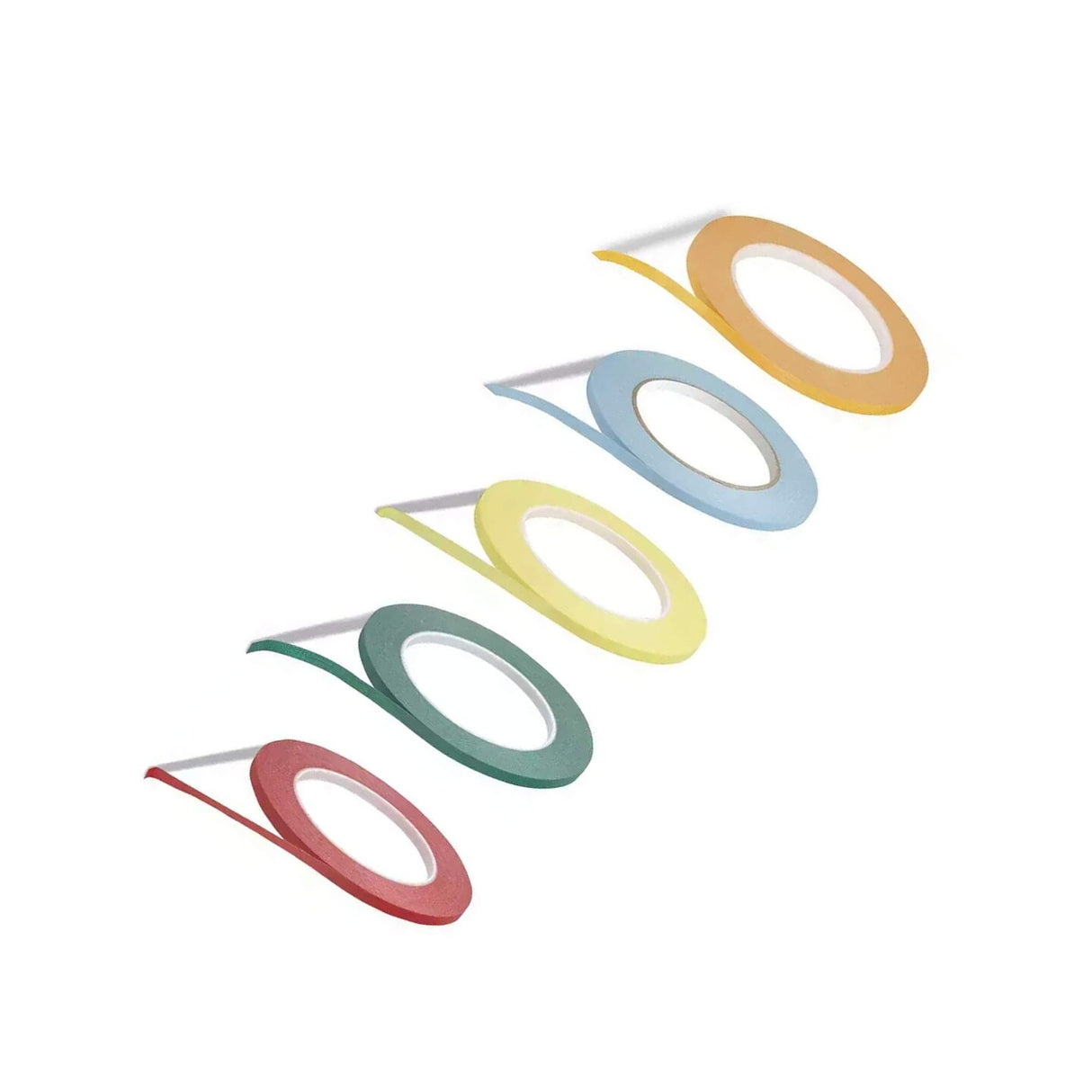 Colored Masking Tape Quarter Inch 60 Yards Draping and Flagging Use