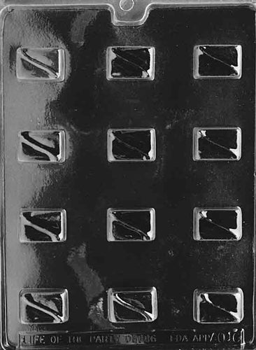 কামড়ের আকার ভর্তি চকোলেট ছাঁচ