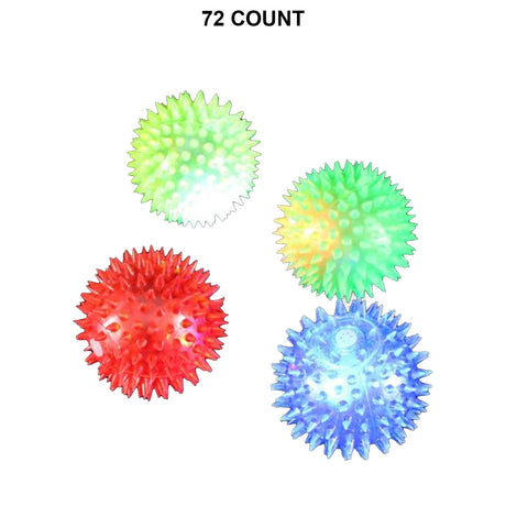 Squeaky Flashing Knobby Balls