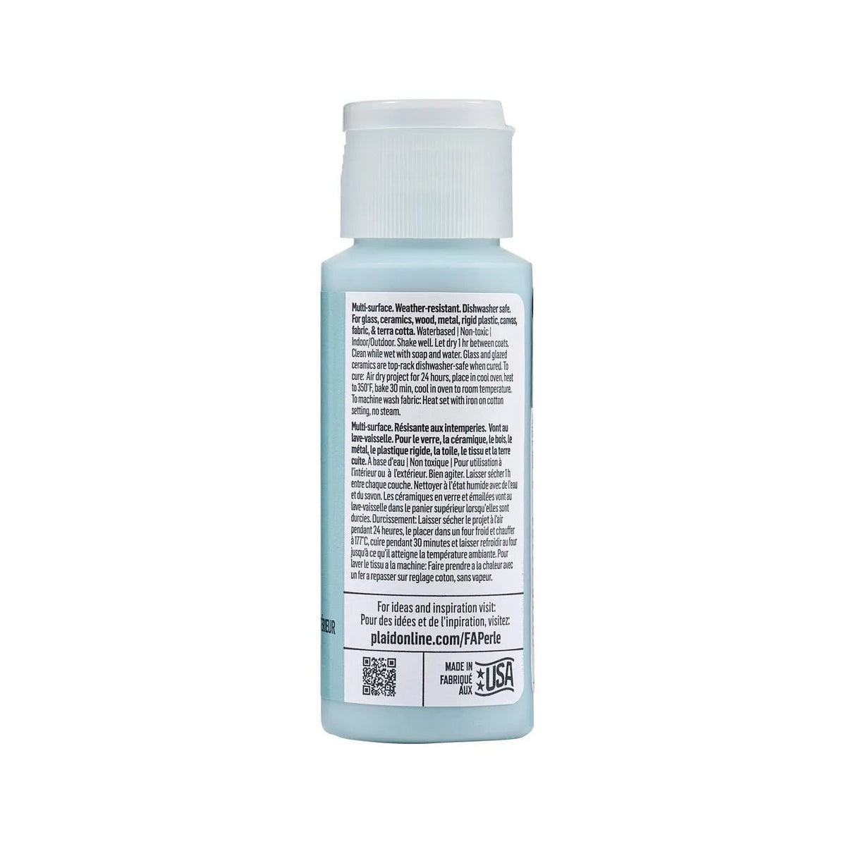 FolkArt Perle Acrylic Paint - Kissed by Mist (2 oz Bottle)