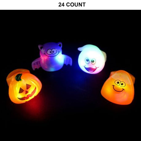 Soft Flashing Halloween Rings
