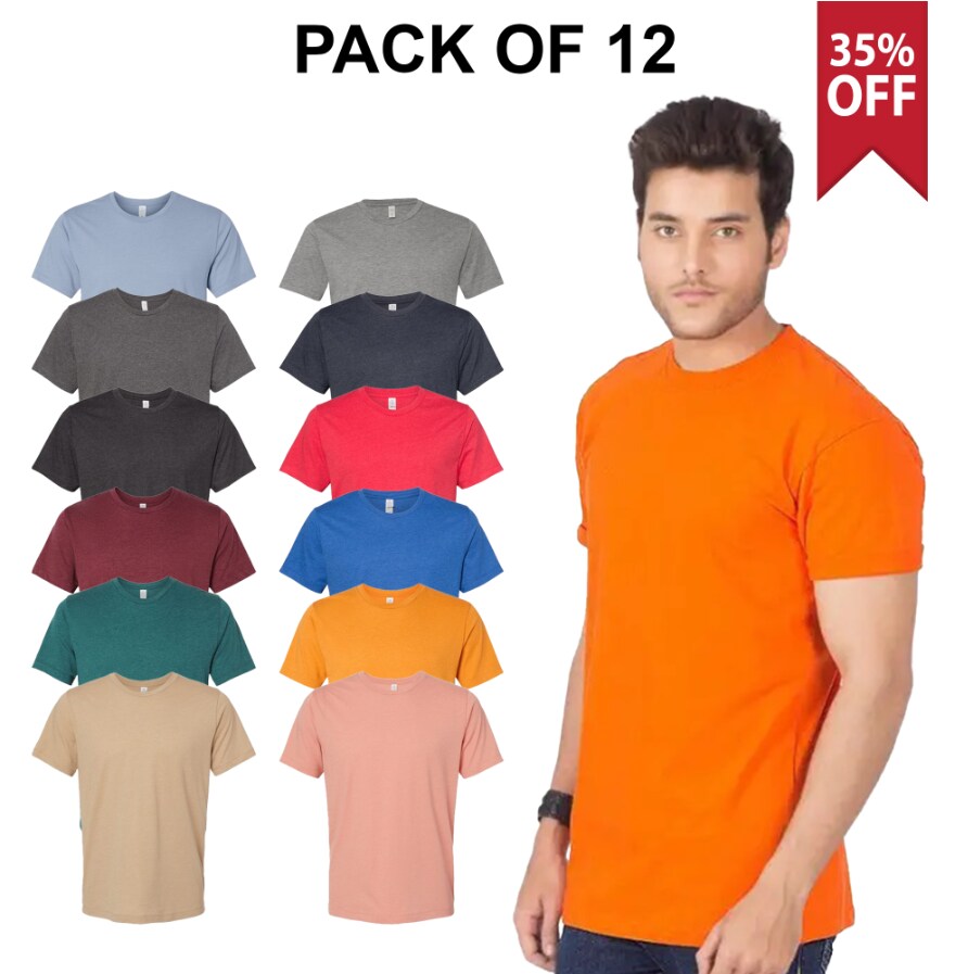12 Pack: Gildan® Heavy Cotton Crewneck Short Sleeve T-Shirt