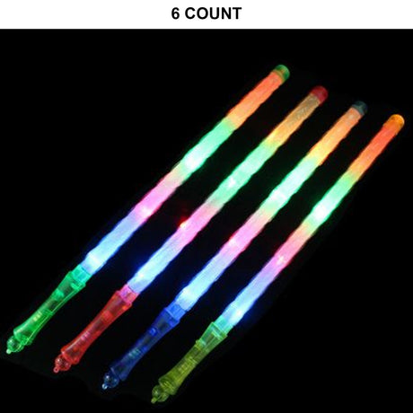 LED Clear Twisted Wands