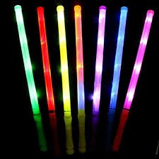 LED Clear Twisted Wands