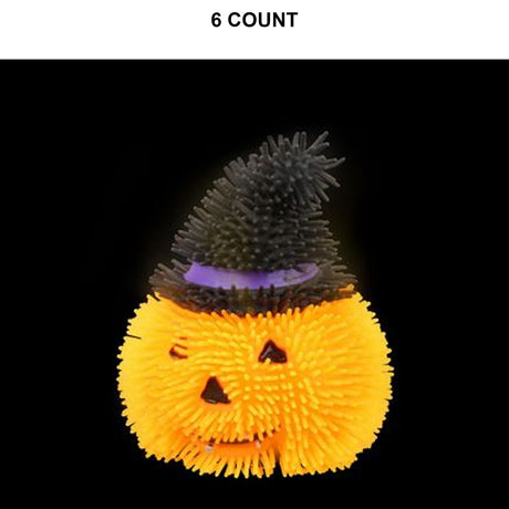 Light Up Pumpkin with Hat Puffer