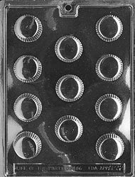 Medium Peanut Butter Cup Chocolate Mold - LPAO032