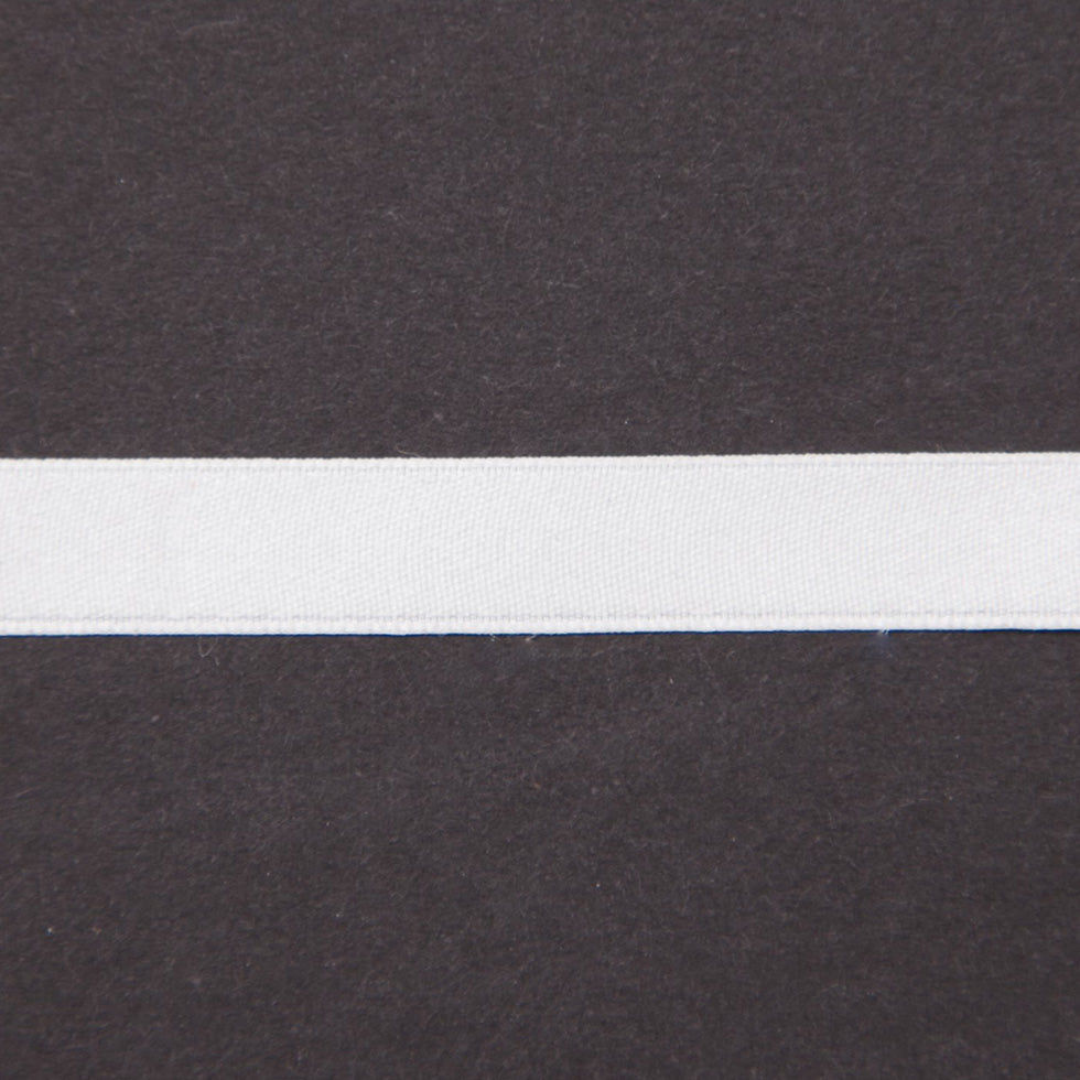 White Double Face Silk Satin Ribbon