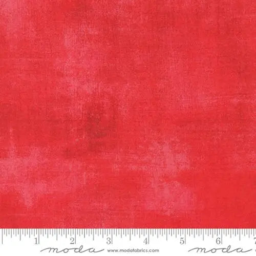 Cotton Fabric Red Grunge Basics Flamingo 44/45"