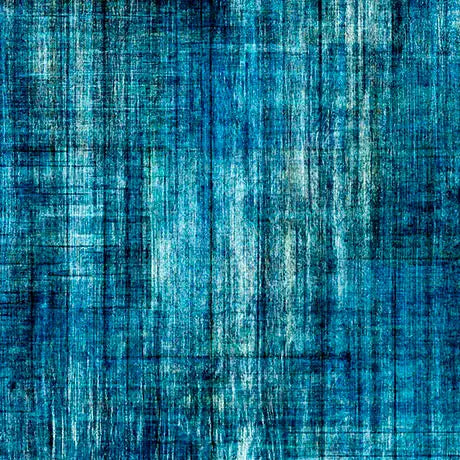 Cotton Blender Fabric Blue Wood Texture Teal 43/44/45"