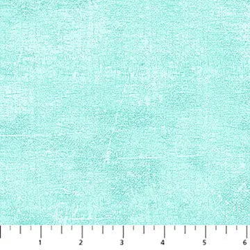 Blue Turquoise Canvas Flannel Cotton Fabric by the Yard