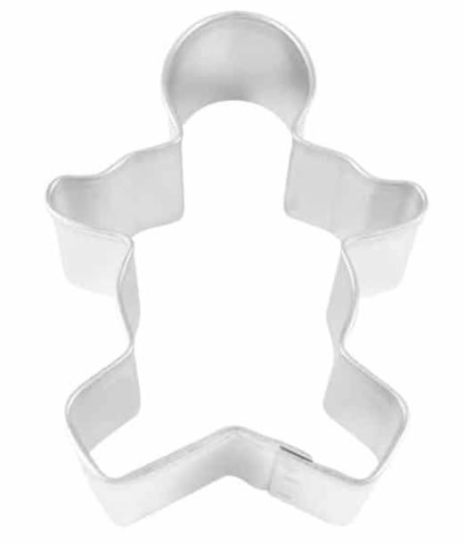 Cookie Cutter Gingerbread Boy 3.75" Tin