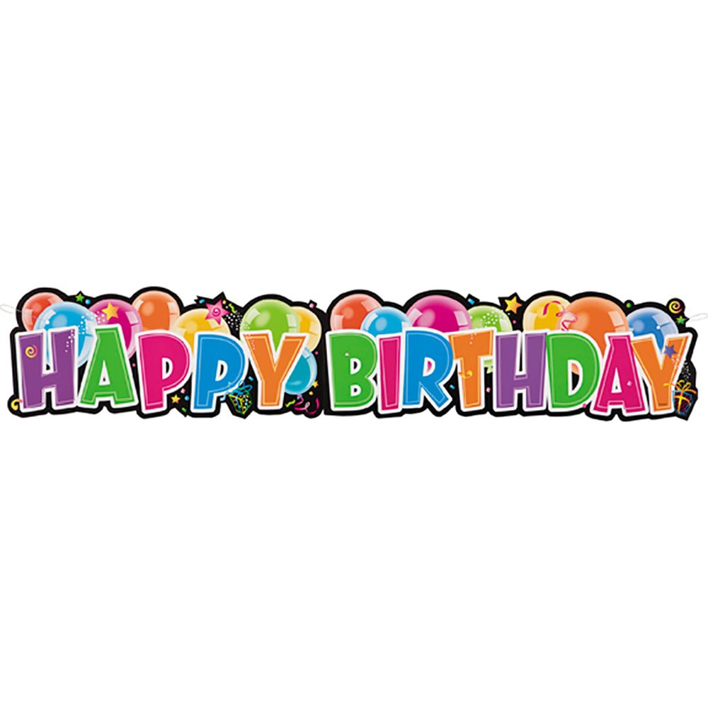 Happy Birthday Giant Jointed Banner