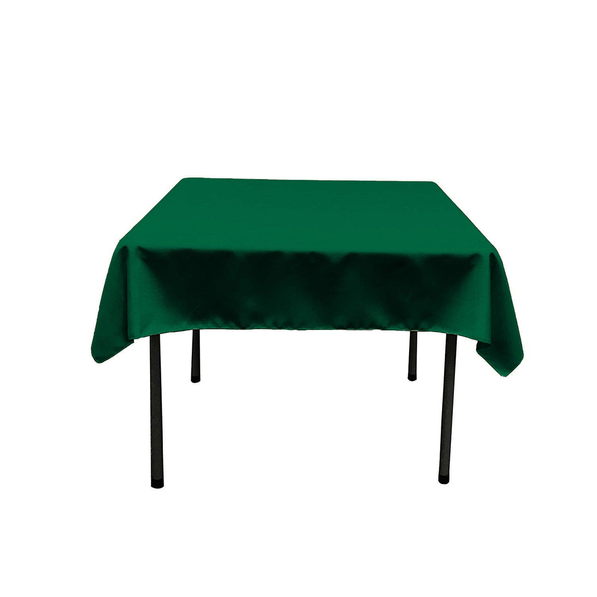 45"X45" Square Poly Poplin Tablecloth Polyester Fabric - Solid Color, 45" X 45" (1 Unit)