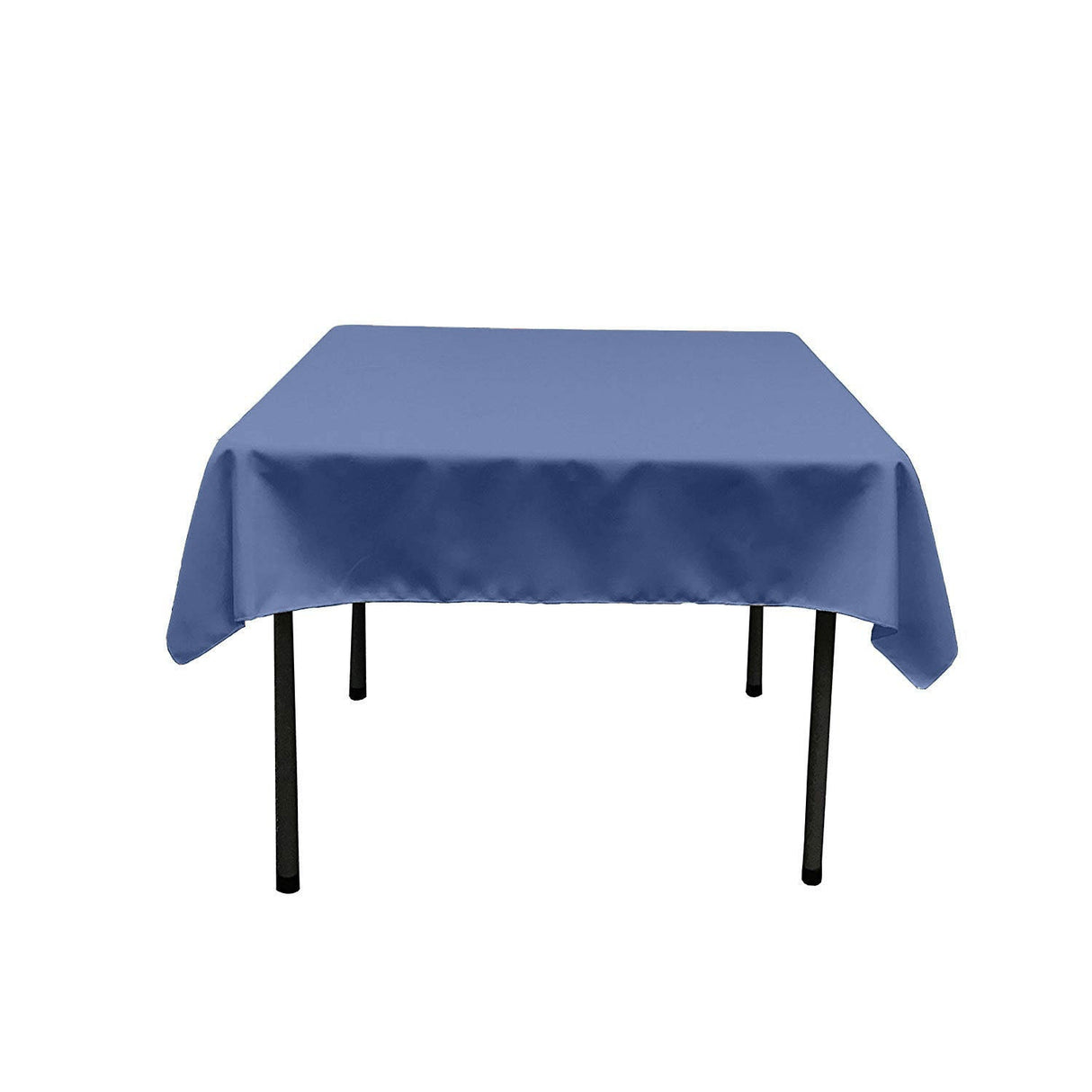 45"X45" Square Poly Poplin Tablecloth Polyester Fabric - Solid Color, 45" X 45" (1 Unit)