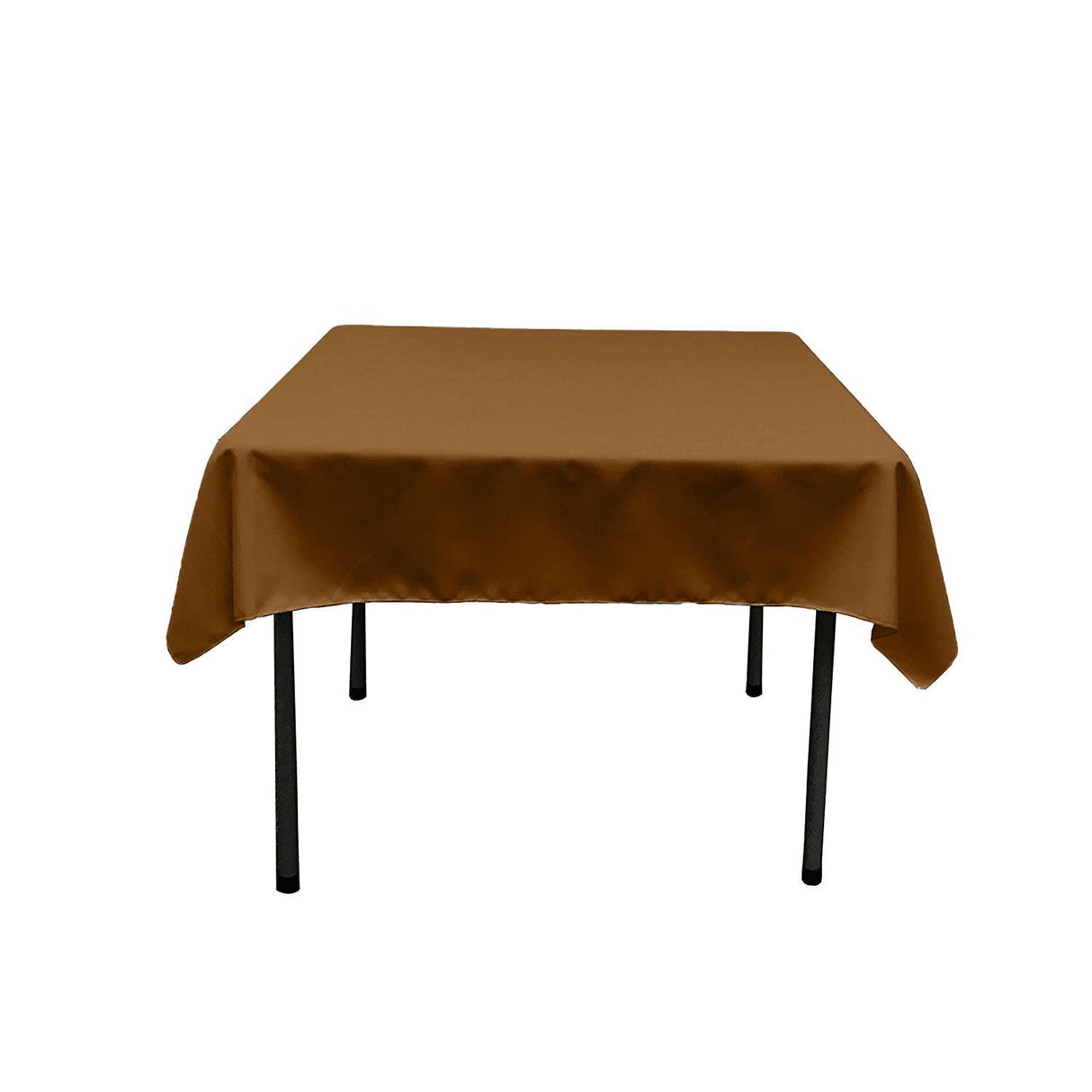 45"X45" Square Poly Poplin Tablecloth Polyester Fabric - Solid Color, 45" X 45" (1 Unit)