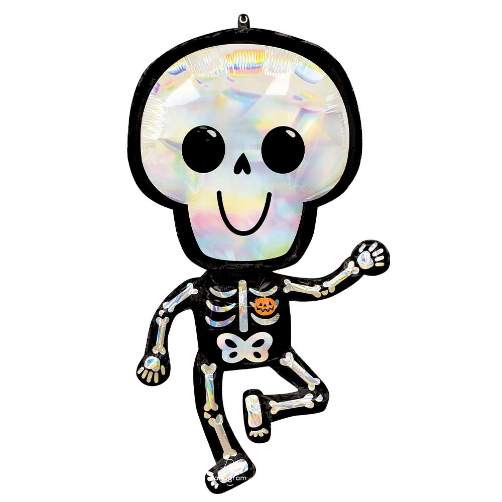 Halloween Skeleton Foil Balloon 46 Inch