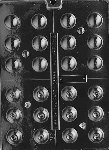 3D Bite Size Round Liquor Chocolate Mold - LPAO052