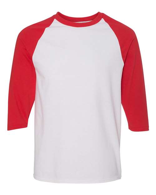 GildanĀ® Heavy Cotton Raglan Three-Quarter Sleeve T-Shirt