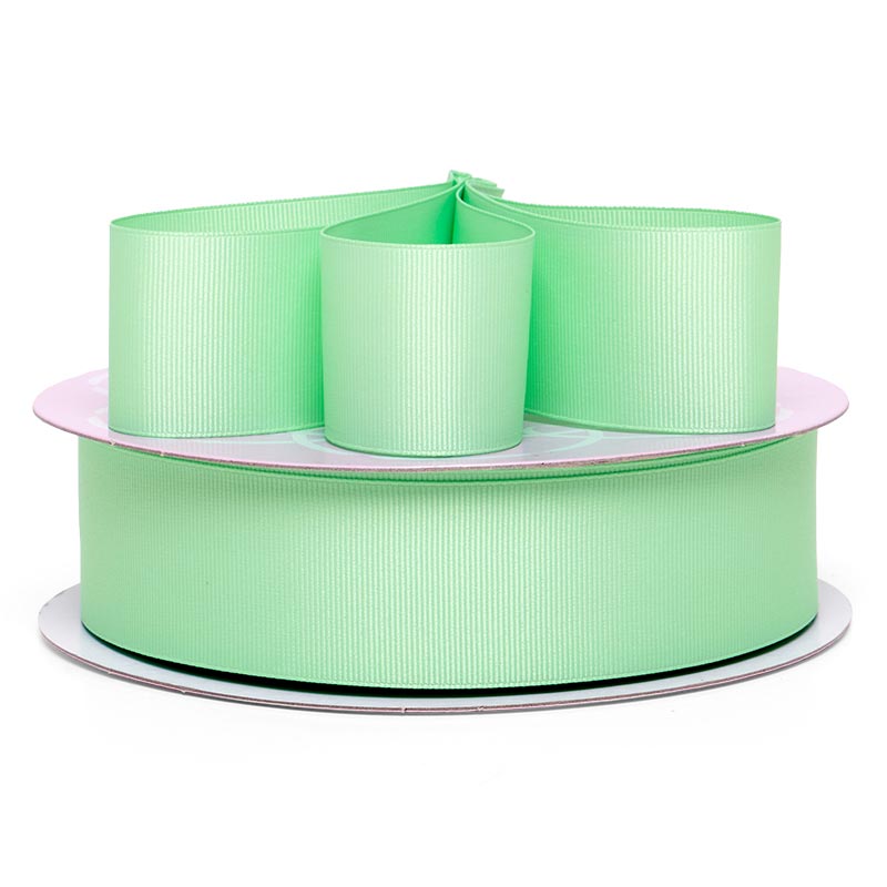 Solid Color Grosgrain Ribbon – Sea Green, 7/8" x 86 Yards (37 Rolls)