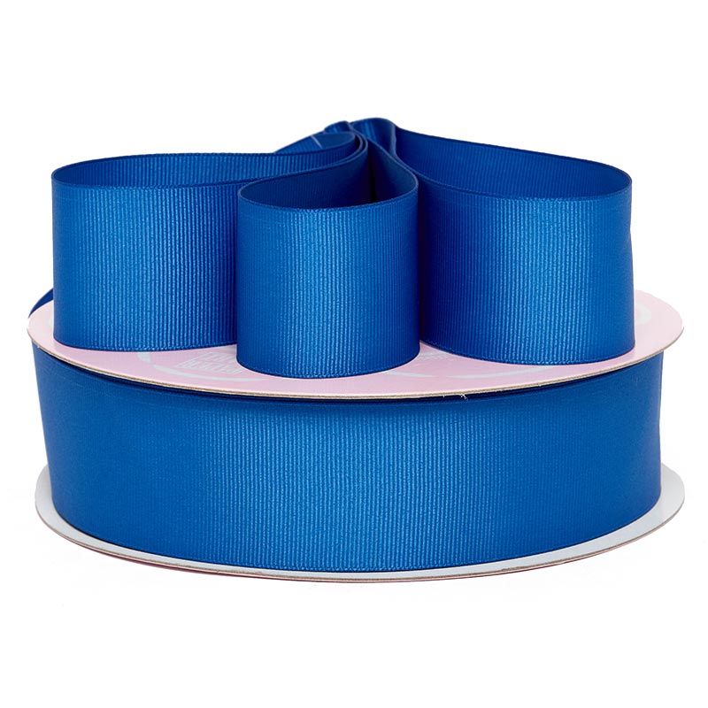 Solid Color Grosgrain Ribbon – Smoke Blue, 7/8" x 98 Yards (49 Rolls)