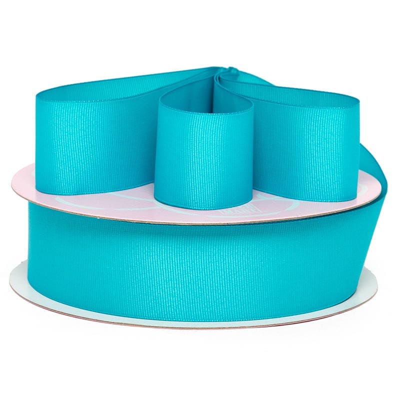 Solid Color Grosgrain Ribbon – Teal, 5/8" x 50 Yards (1 Roll)