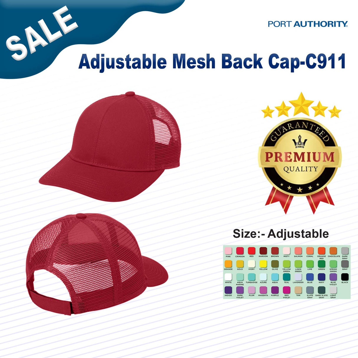 Port Authority® Adjustable Mesh Back Cap