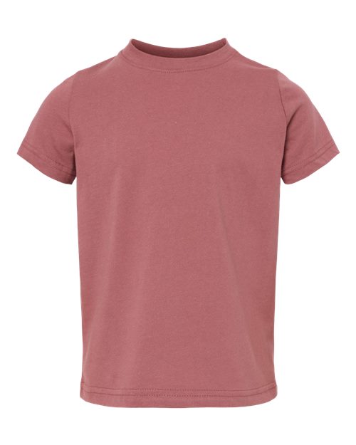 RADYAN® Toddler Short Sleeve Crewneck Fine Jersey Tee - 3321