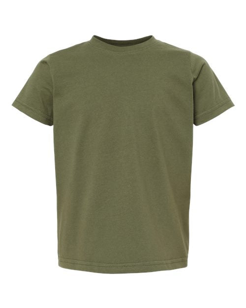 RADYAN® Toddler Crewneck Short Sleeve Fine Jersey Tee