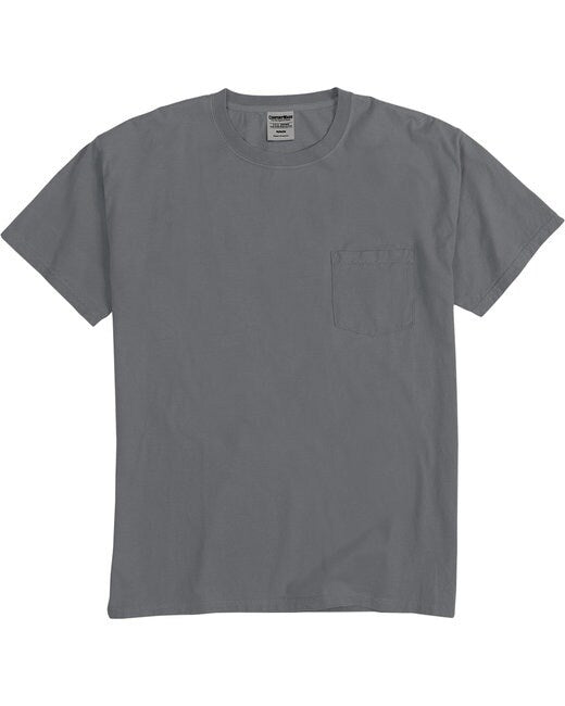 ComfortWash by Hanes® Garment-Dyed Crew Neck Short Sleeve T-Shirt with Pocket