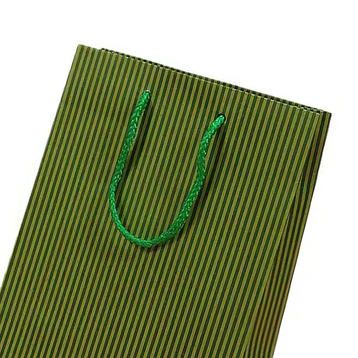 Wide Pinstripe Paper Euro Totes 6 1/4'' X 3 1/2'' X 8 1/2'' Trendy