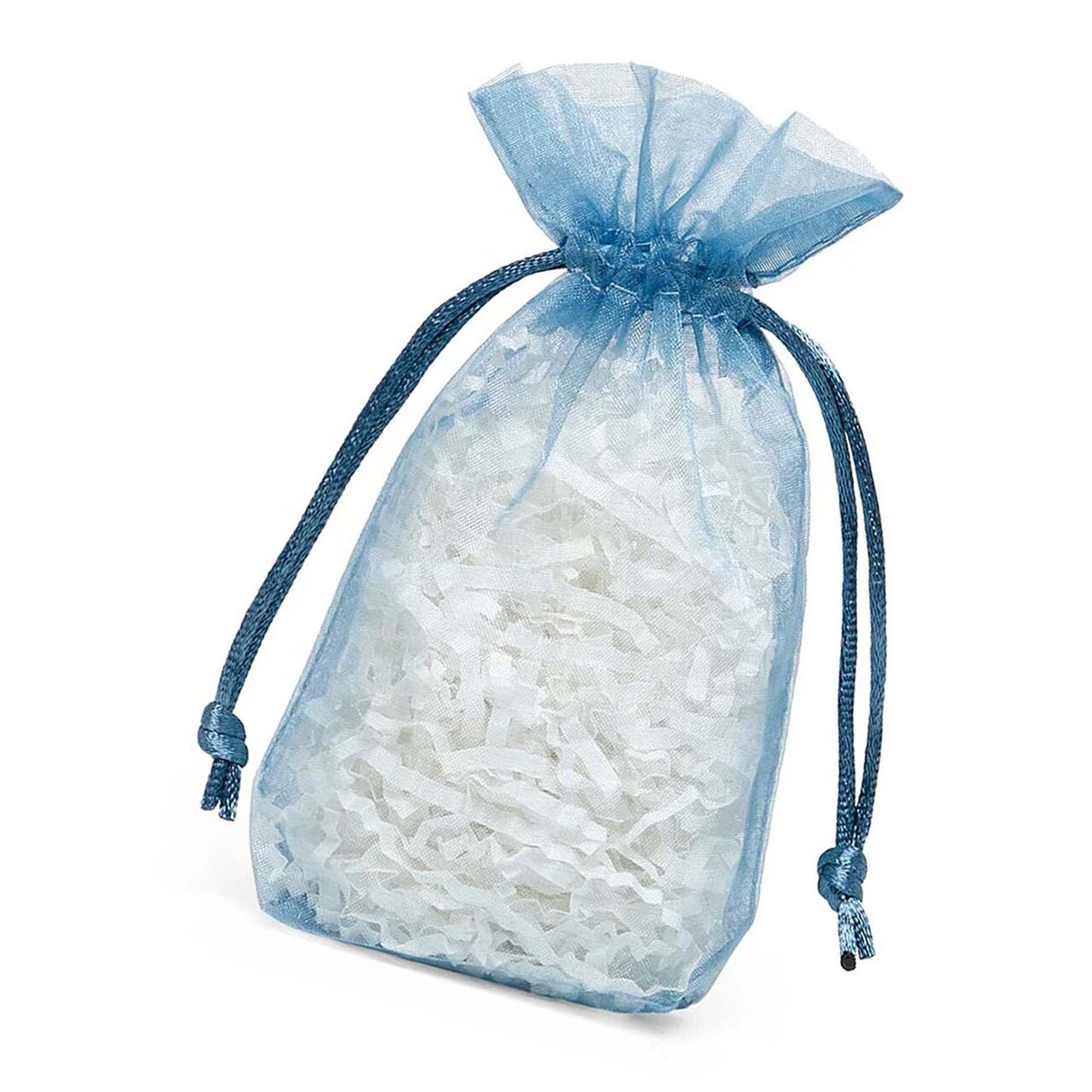 Flat Bottom Organza Bags 3 1/2''x1''x5 1/2'' for Elegant Favors