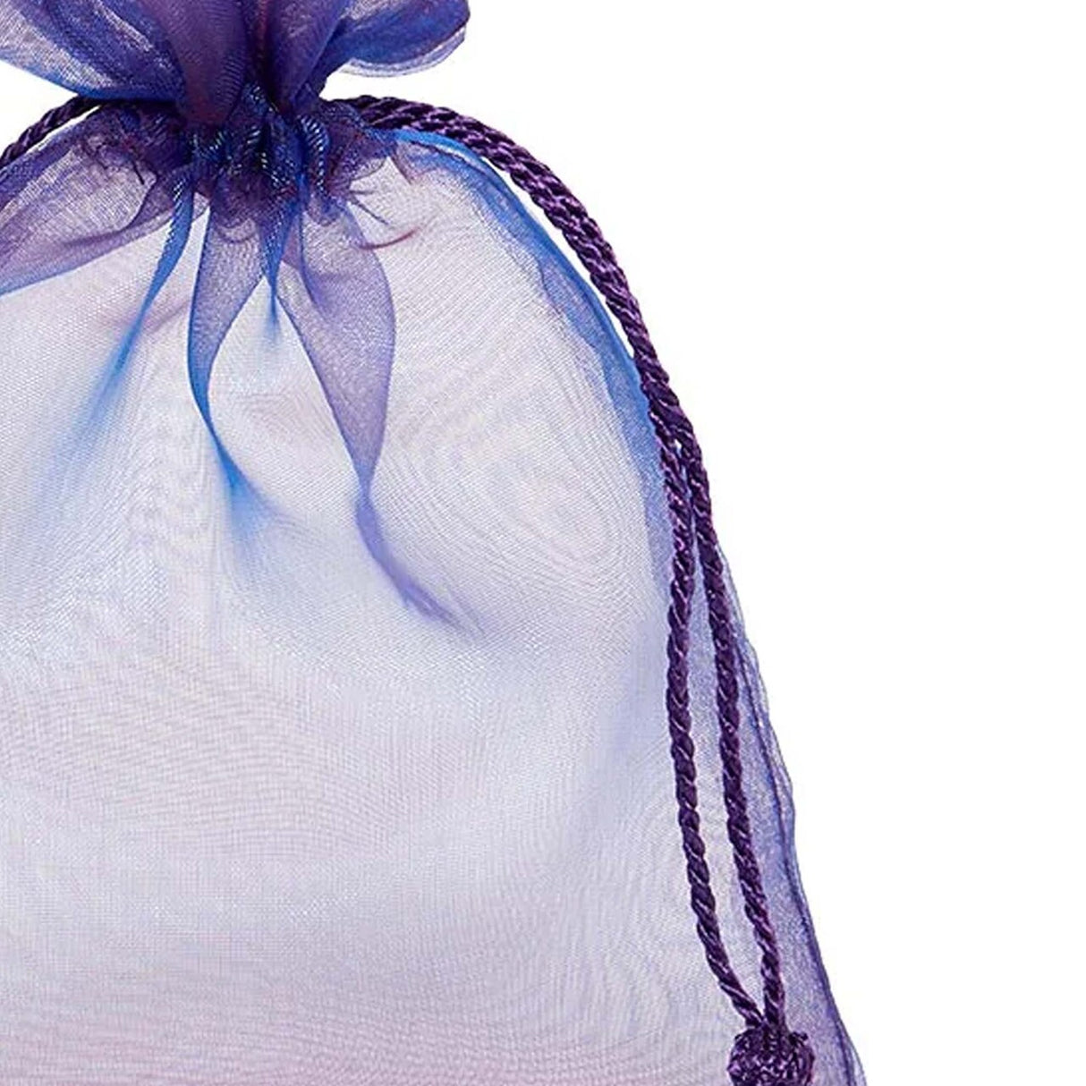 Jewel Tone Iridescent Sheer Tasseled Bags 3'' x 4'' for Weddings
