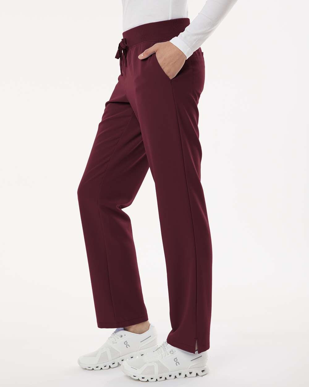 Jaanuu® Women's Xenos Essential Knit Waist Scrub Pants Petite Sizes